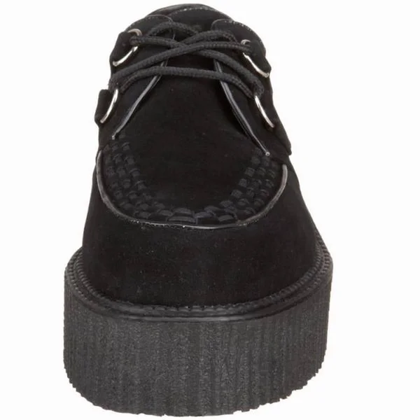 Demonia - V-CREEPER-502S 11 - Black Vegan Suede