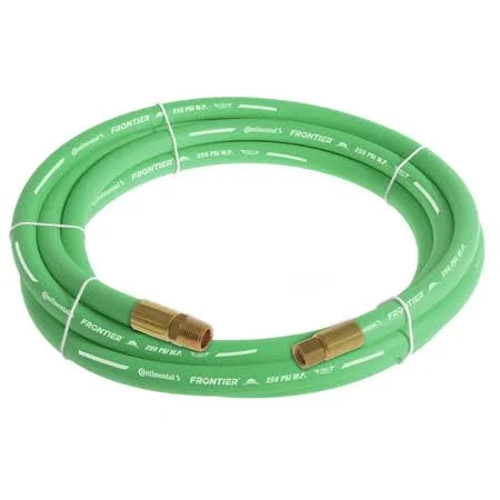 Frontier Hzg03825-25-31 3/8x22 x 25& Green EPDM Rubber Air Hose - 250 PSI
