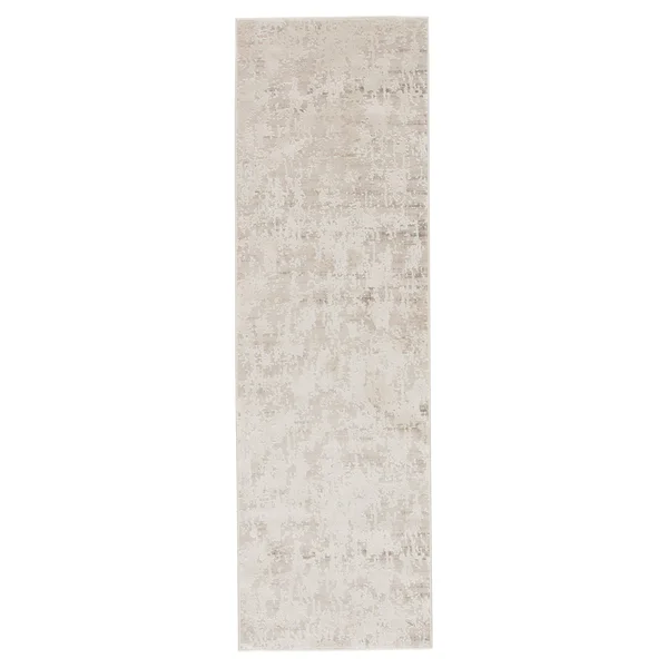 Jaipur Living Cirque Arvo CIQ08 Silver - White 4& x 6& Area Rug