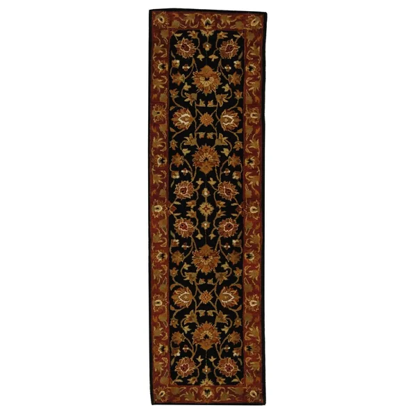 Safavieh Heritage HG112A 4&6x22 x 6&6x22 Black - Red Rug