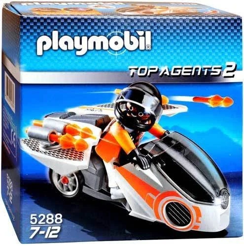 Playmobil 5288 Spy Team Skybike Set