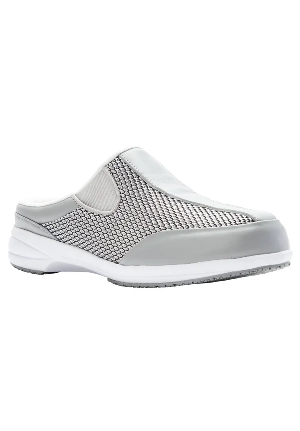 Women's Propet Washable Walker Slide, Size: 9.5, Silver
