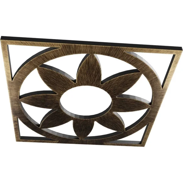 Ekena Millwork CMPP28BLSBL 28x22OD x 9 3/4x22ID x 3/4x22P Blume Architectural Grade PVC Pierced Ceiling Medallion - Black
