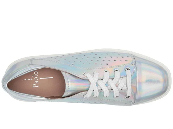 Women's Linea Paolo Kendra Platform Sneaker - Size 5 M - Metallic