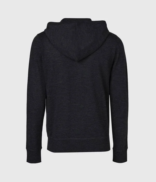 Men's Allsaints Mode Slim Fit Merino Wool Zip Hoodie