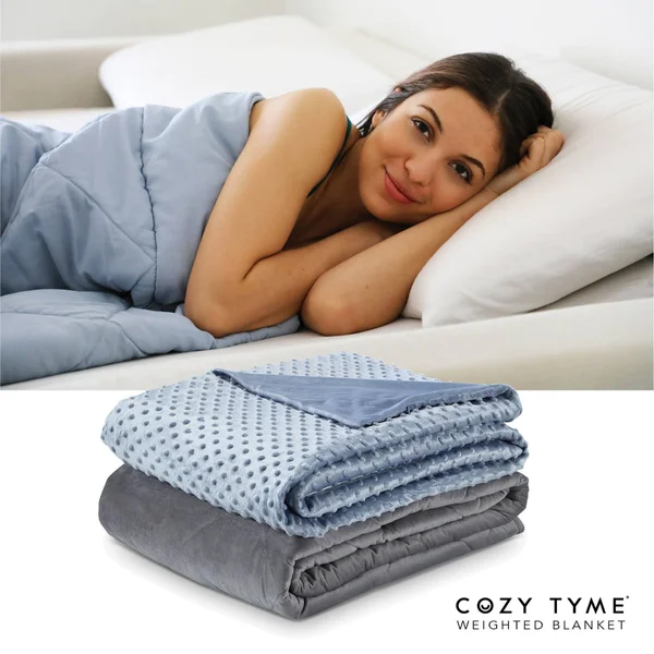 Wesley Weighted Blanket Light Blue, 41x22x60x22 6 lbs