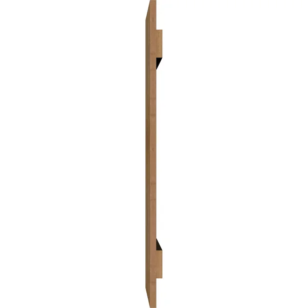 Ekena Millwork RBJ06S21X037RWR 21 1/2x22W x 37x22H TimberCraft Four 5 3/8x22 Boards Joined Board-n-Batten Shutters, Rough Sawn W