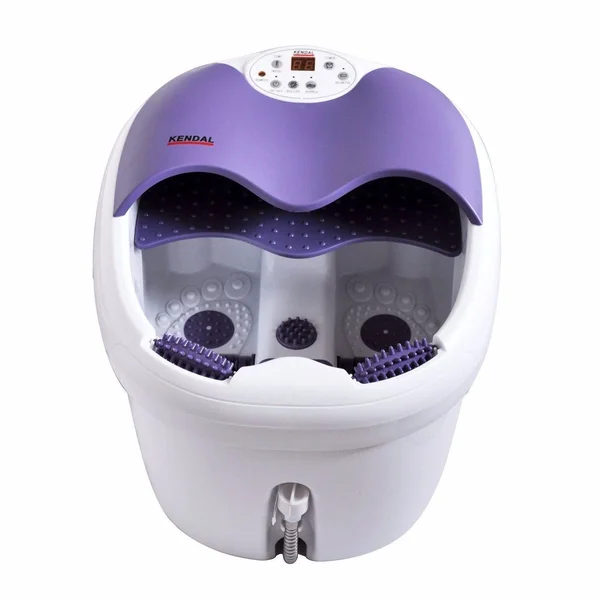 All in One Foot Spa Bath Massager W Motorized Rolling Massage Heat Wave O2