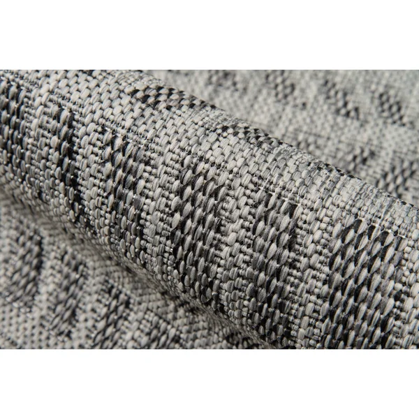 Momeni Villa VI-05 Area Rug - Grey, 2& x 10& Runner