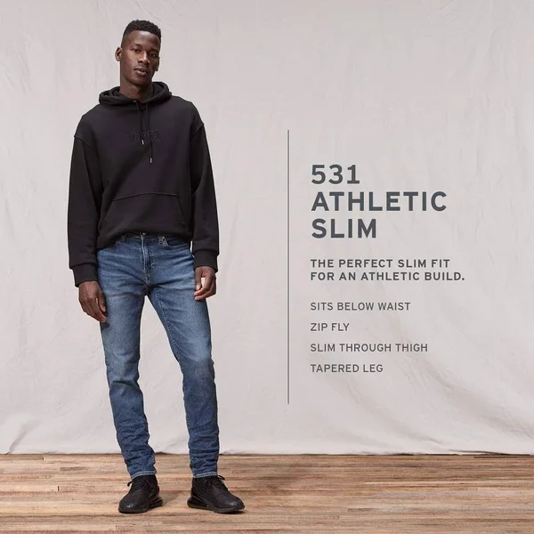 Levi&s Men's 531 Athletic Slim Jeans