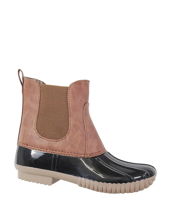 Yoki -dylan-81 Women's Rain Boots - Size: 6, Black