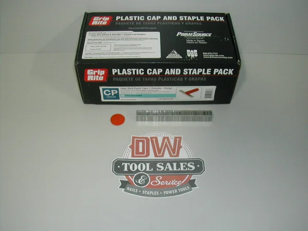 Grip Rite Plastic Caps & Staples (2, 200) for Senco Pneu