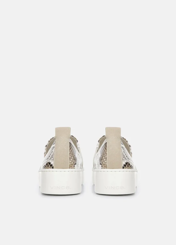 Vince Leather Saxon-2 Slip on Sneaker - Women - Taupe - 10