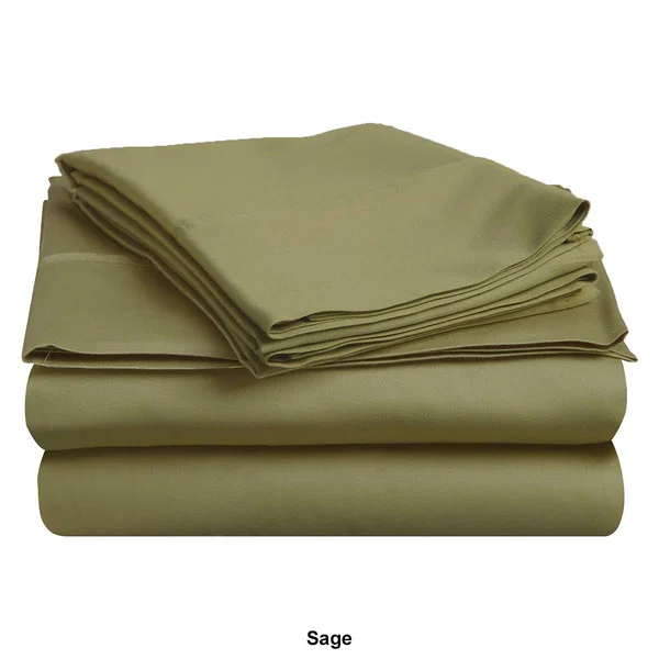 Superior Exclusive 400 Thread Count Cotton Solid Sheet Set Lilac Single California King