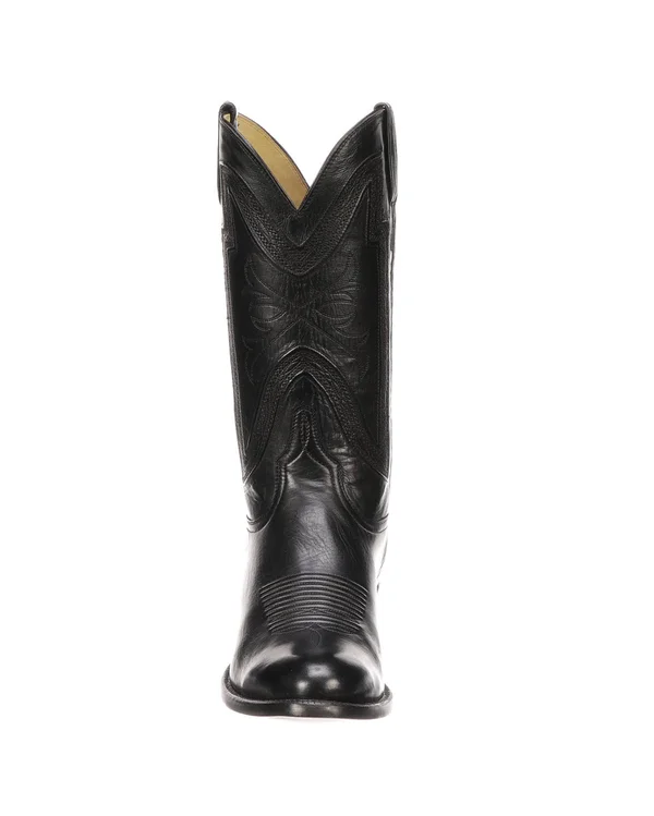 Lucchese GY1503.63 Collins Collins Mens Black Baby Buffalo Boots