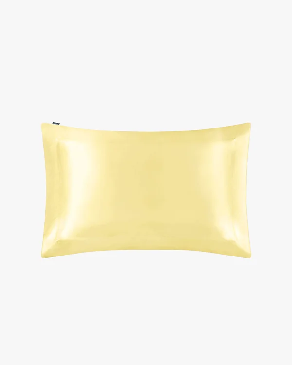 LILYSILK 19 Momme Mulberry Silk Pillowcase for Hair Queen(20x22 x 30x22) Lily醬rea? Undyed Natural Golden Oxford Skin Friendly