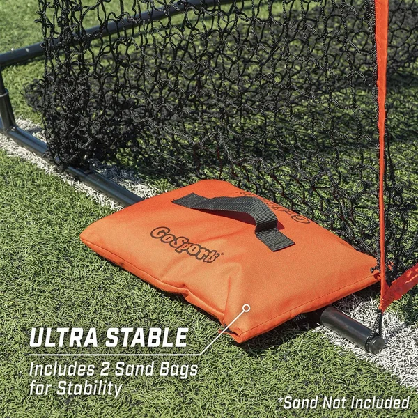 Gosports Football 7& x 4& Kicking Net - Sideline Practice for Punting or Place Kicks, Ultra-Portable Design