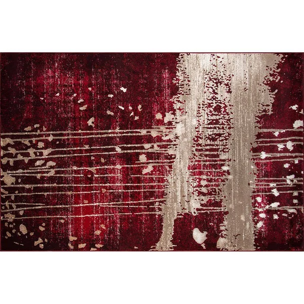 Momeni Monterey MO-02 3&3x22 x 5& Red Area Rug