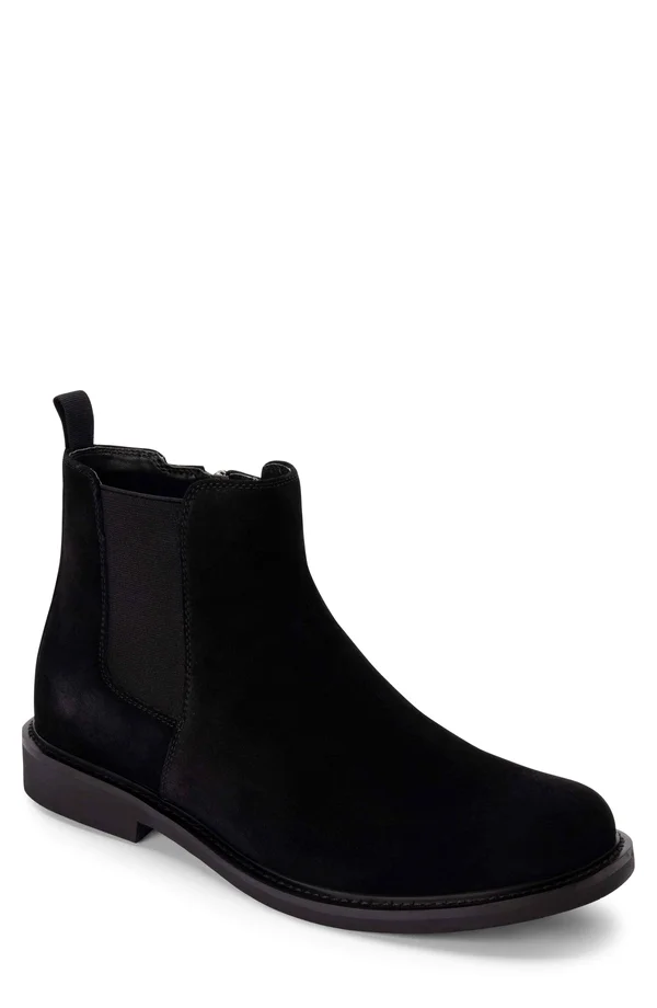 Men's Blondo Grant Waterproof Chelsea Boot 5358239 - 8 M - Black Suede