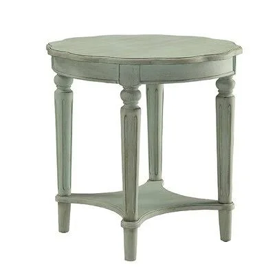 Jantz End Table Ophelia & Co. Table Top Color: Green