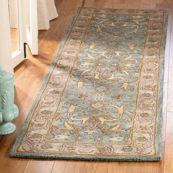 Safavieh Heritage HG915A 2&3x22 x 14&0x22 Runner Blue, Beige Area Rug