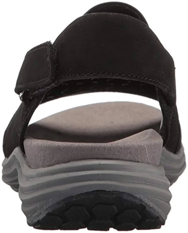 Aravon Beaumont Peep Sling Women's Shoes, Black, 6.5