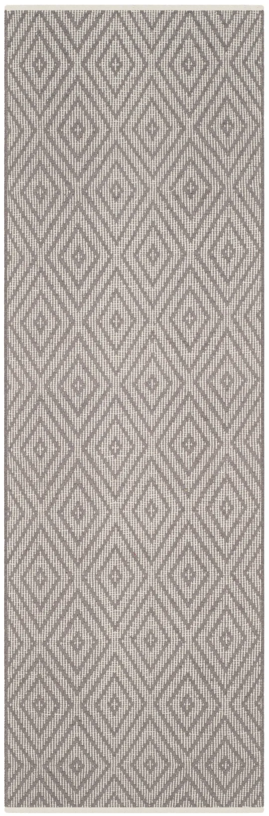 Safavieh Montauk MTK811A 6&0x22 x 6&0x22 Square Grey - Ivory Area Rug