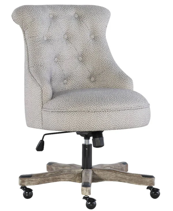 Linon Home Decor Hollyn Office Chair - Gray