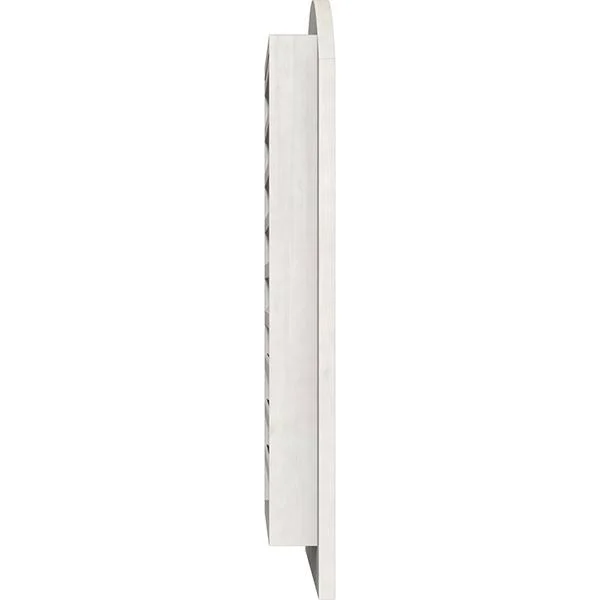 Ekena Millwork GVWAR20X3601SFPWR 20x22W x 36x22H Arch Top Gable Vent (25x22W x 41x22H Frame Size): Primed - Functional, Smooth We