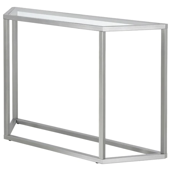 Henn & Hart AT0991 44 in. Levi Console Table Silver
