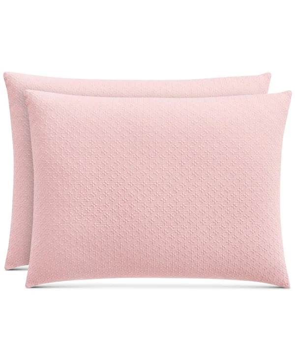 Charter Club Damask Designs Diamond Dot Cotton Twin Duvet Cover Set White