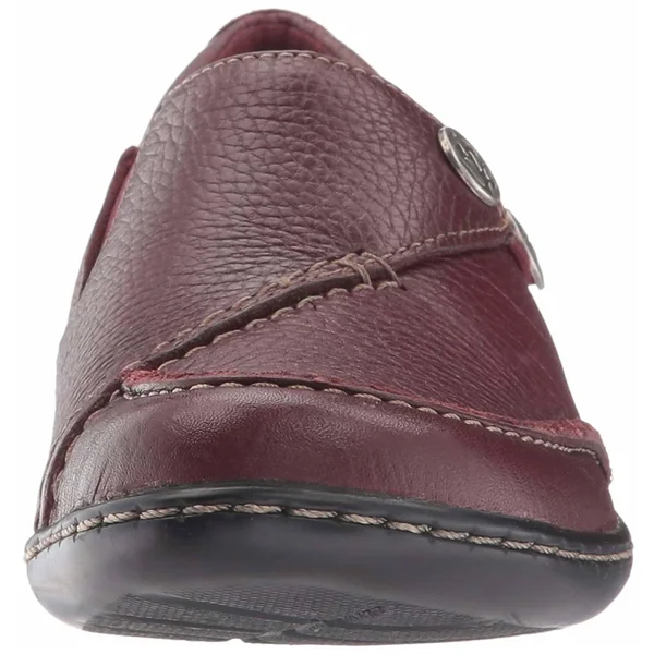 Clarks Ashland Lane Q Women's Shoes, 9 Wide, Burgundy