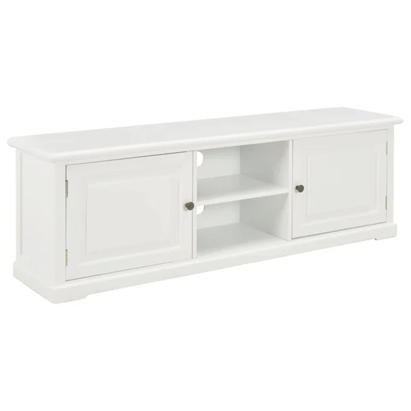 vidaXL TV Cabinet White 47.2x22x11.8x22x15.7x22 Wood