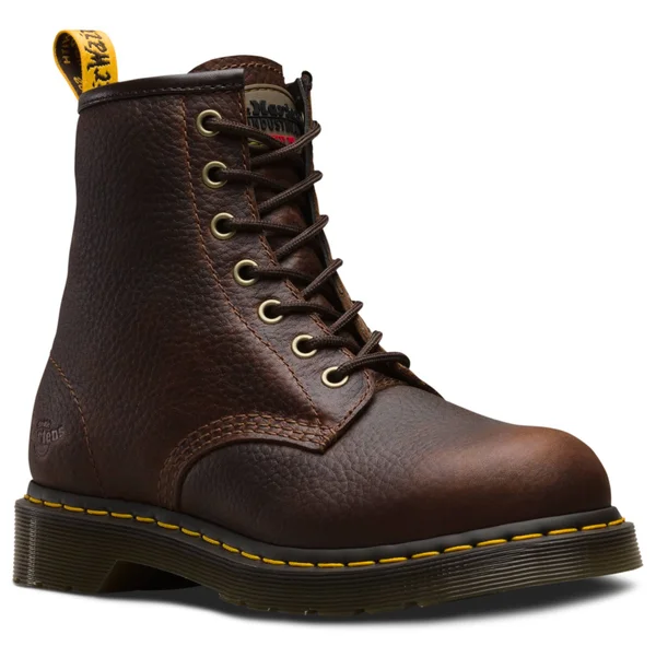 Dr. Martens Maple Steel Toe Side-Zip Boots, Women's Teak