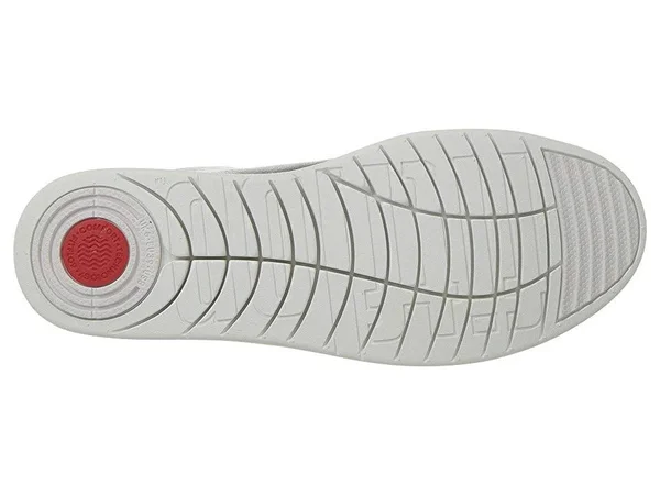 Fitflop Women's Rally Silver Leather Sneaker