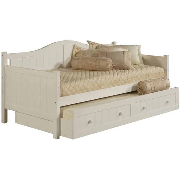 Hillsdale Furniture Staci Daybed with Trundle - White
