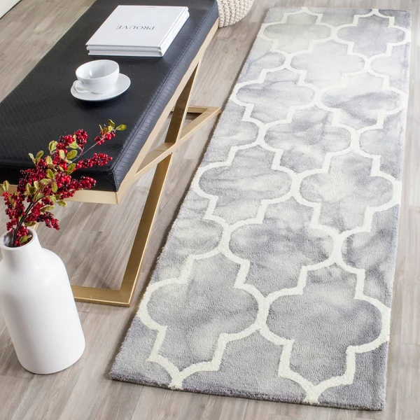 Safavieh Dip Dye DDY535H Gold, Ivory Rug 2&3x22 x 8& Runner