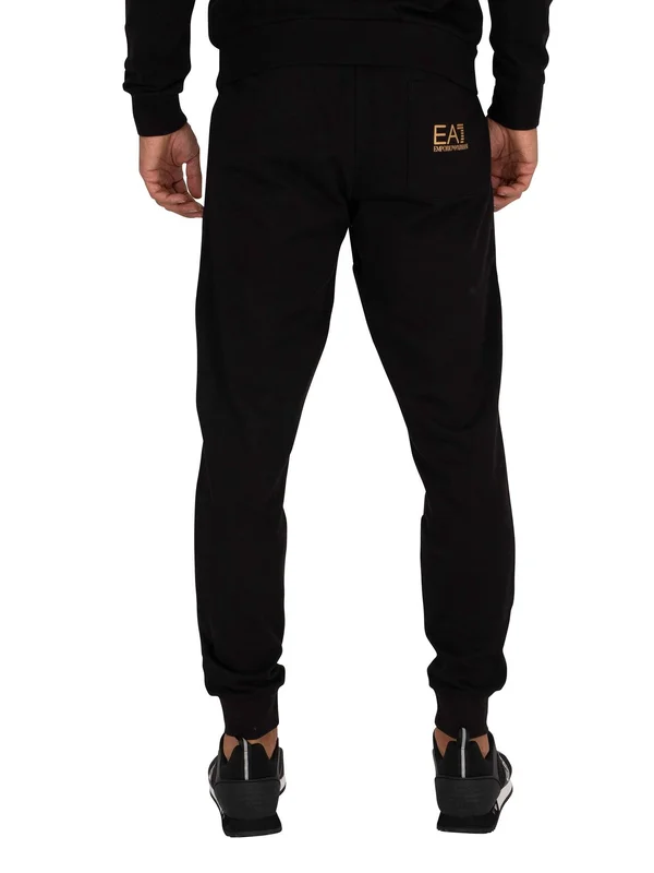 EA7 Mens&s Branded Joggers, Black, 8NPPC1-PJ05Z-1203, Size: S