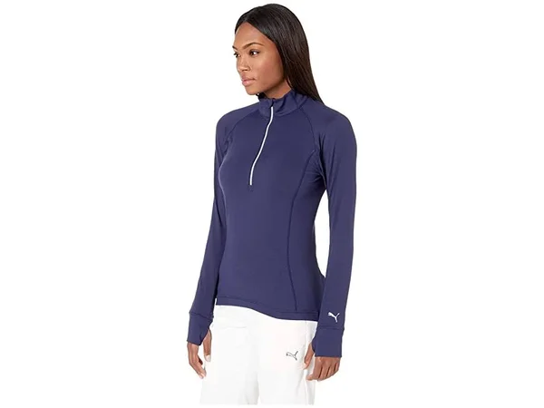 Puma Women's Rotation Golf 1/4 Zip - Peacoat - XL
