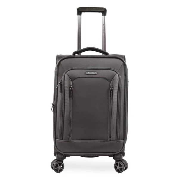 Brookstone Luggage Elswood Spinner Suitcase - Dark Charcoal, Carry-On (21-inch)