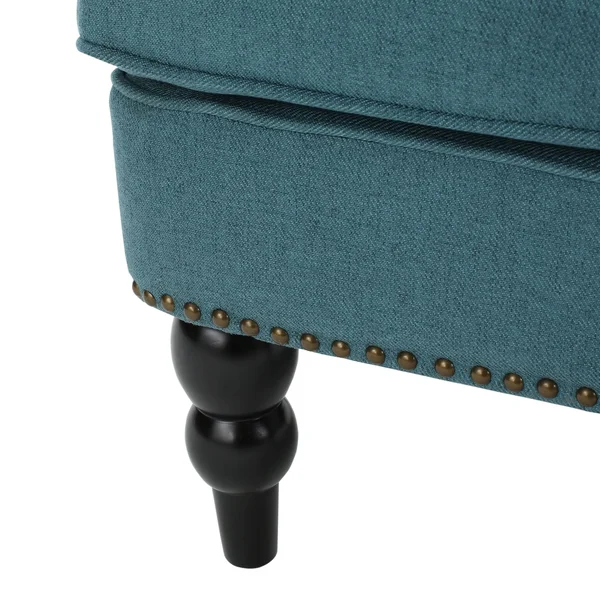 Christopher Knight Home Malone Beige Club Chair, Blue
