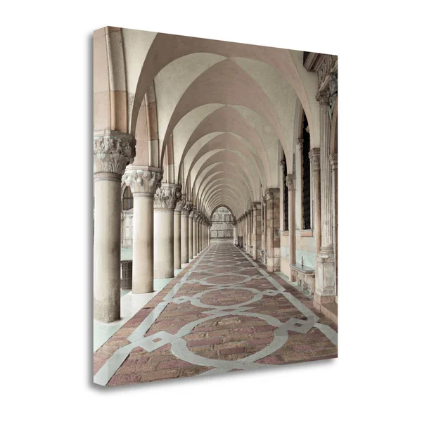 Tangletown Fine Art Dodges Portico - 1x22 by Alan Blaustein, Giclee Print on Wrap Canvas, 25x25x22