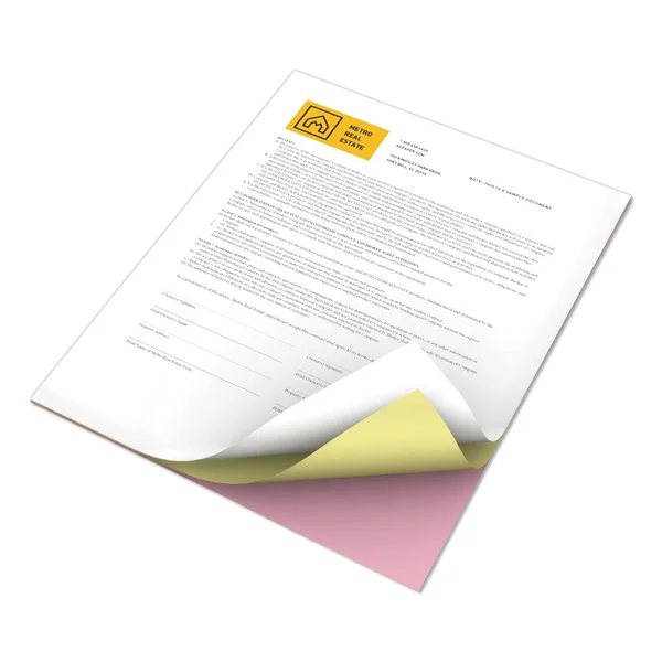 Xerox Bold Digital Carbonless Paper - 8 1/2 x 11, White/Canary/Pink