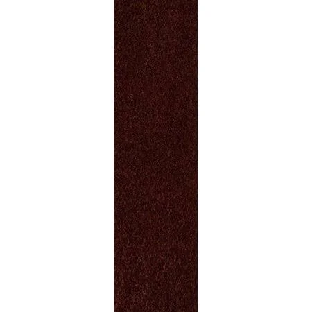 Home Queen Solid Chocolate Color Custom Size Runner 2& x 6& - Area Rug - Brown
