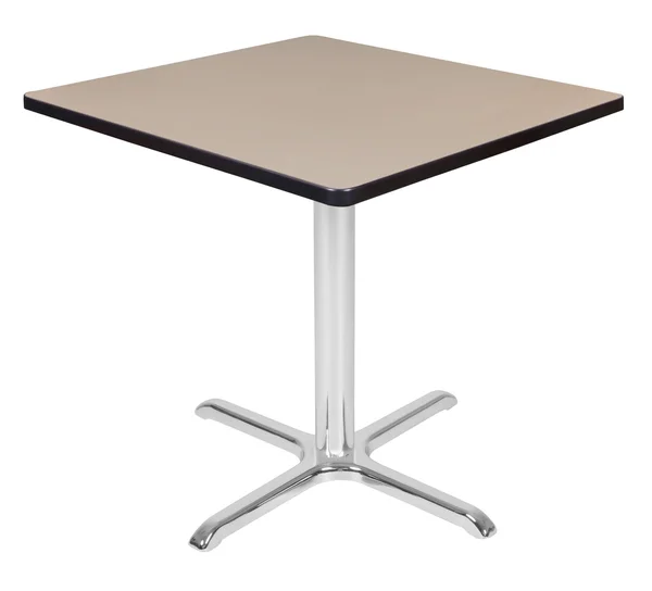 Regency TVX3030BECM 30 in. Via Square X-Base Table Beige & Chrome