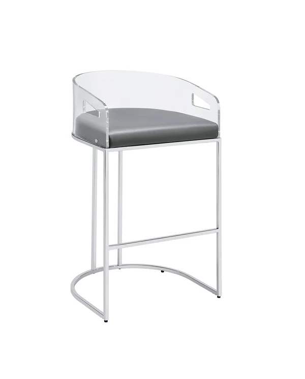 Coaster Furniture 183406 Grey Bar Stool Set of 2