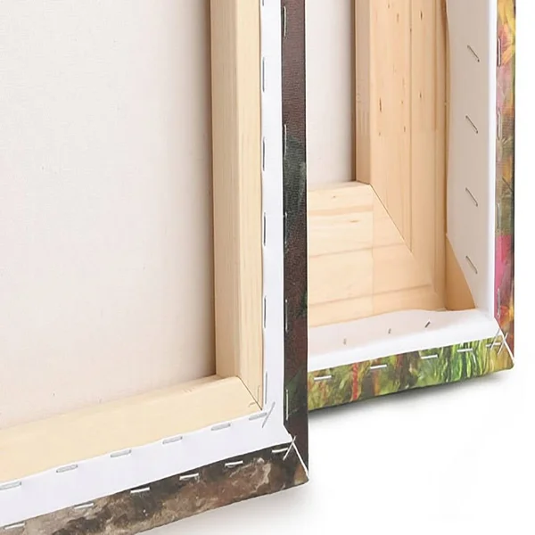 Designart &Tropical Beach Panorama& landscapes Sea & Shore Photographic on Wrapped Canvas Set - 60 in. Wide x 28 in. High