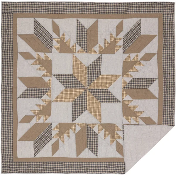 Dakota Star Farmhouse Blue King Quilt