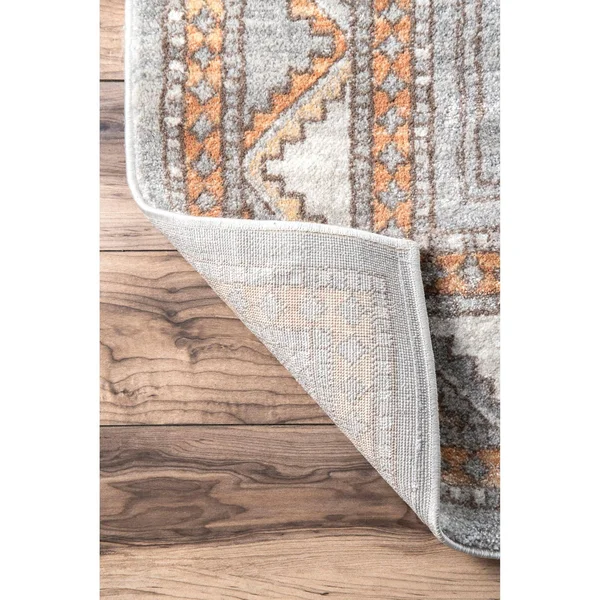 nuLOOM Vintage Paula Tribal Orange 3 ft. x 5 ft. Area Rug