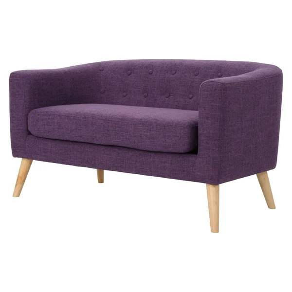 Bridie Mid-Century Fabric Loveseat by Christopher Knight Home (muted Purple)
